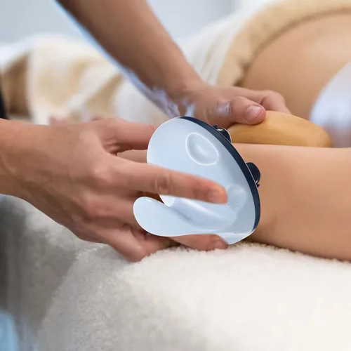 Miniatura 9 de Healeved Bola de rodillo de masaje para cuello, espalda y hombro, masajeador de punto de acupuntura de mano con diseño de punto de gatillo