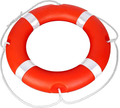 Miniatura 12 de Life Ring for Boating Safety - 23" and 28" Boat Safety Throw Rings with Reflective Strip and Grab Lines