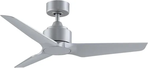 Miniatura 11 de TriAire Custom - Ventilador de techo de 3 aspas, 12.42 pulgadas de alto y 44 pulgadas de ancho, acabado blanco mate, color nogal oscuro Blanco