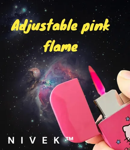 Miniatura 3 de NIVEK Encendedor de gatito Y2k 12 Consetelaciones Horóscopo Astrología Zodiaco Signos de nacimiento Pretty Pink Flame Kawaii Coleccionable Japonés