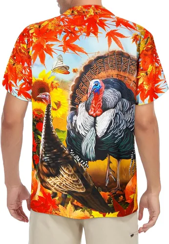 Miniatura 157 de Camisa hawaiana para hombre, con estampado floral, cómoda, con botones, casual, manga corta, ropa de playa para hombre