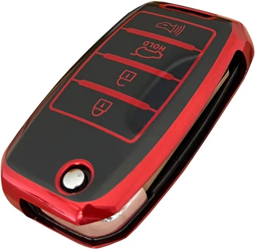 Miniatura 6 de Funda para llavero Kia, protector de TPU para llavero de Kia, protector de carcasa de TPU con control remoto sin llave, soporte inteligente