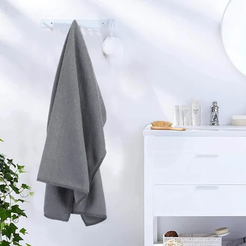 Miniatura 8 de JML Toallas de microfibra, juegos de toallas de baño (paquete de 6, 27 x 55 pulgadas), extra absorbentes, de secado rápido, multiusos, para baño
