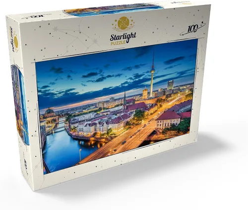 Miniatura 2 de MyPuzzle Skyline Berlin - Rompecabezas prémium de 100 piezas, fabricado en Estados Unidos