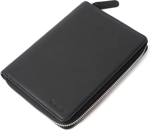 Soporte para pasaporte familiar de cuero de grano completo para 4 pasaportes - Soporte RFID para pasaporte y organizador de documentos de viaje -