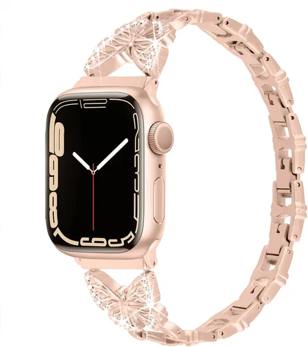 Miniatura 8 de YGTIECS Compatible con correas de Apple Watch para mujeres de 1.654 pulgadas (1.654 pulgadas), 1.614 pulgadas, 1.575 pulgadas, 1.496 pulgadas, 1.496
