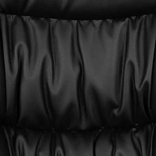 Miniatura 19 de Flash Furniture Fundamentals - Silla giratoria grande y alta de LeatherSoft para oficina y juegos, silla de oficina ergonómica con reposabrazos Negro