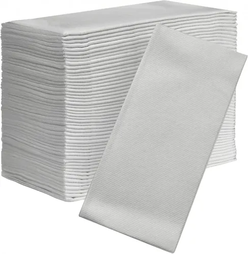 Miniatura 29 de Servilletas de papel AMERICAN HOMESTEAD - Servilletas de papel desechables tipo lino azul claro - Servilletas de mesa de calidad de restaurante