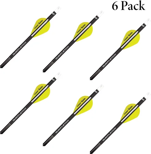 Miniatura 2 de New Archery Products Quikfletch Twister 2" 3-Paletas estabilizadoras para mayor precisión de flechas de arco compuesto y pernos de ballesta – 6