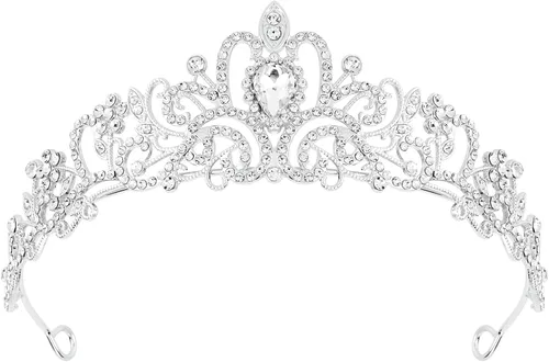 Miniatura 31 de CIEHER - Tiaras y coronas para mujeres y niñas - Regalos de corona para novia, boda, graduación, cumpleaños y Navidad