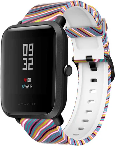 Miniatura 8 de Compatible con Amazfit Active 2 Square/Active 2 1/GTS 4 mini 4 3 2 2e 2 Mini/GTR 1.654 in/Bip 3 pro/Bip U pro/Bip S/Bip Lite correas de repuesto