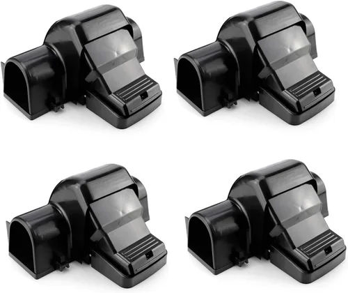 Miniatura 7 de eXuby Trampas para ratas seguras para mascotas y niños con diseño de túnel - Doble entrada para una mejor tasa de captura - Sin veneno dañino