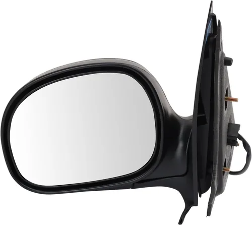 Miniatura 168 de TRQ Espejo plegable con calefacción eléctrica del lado del conductor con indicador de punto ciego pintura a juego negro liso compatible con Kia