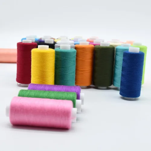 Miniatura 3 de Kits de hilos para máquina de coser, hilo de coser de poliéster de 36 colores, 400 yardas por carrete para coser a mano, viajes y bricolaje.
