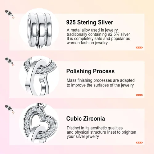 Miniatura 4 de Annmors Charms for Bracelets Family Animal Safety Chains Nature Dangle for Women Bracelets & Necklace Pendant