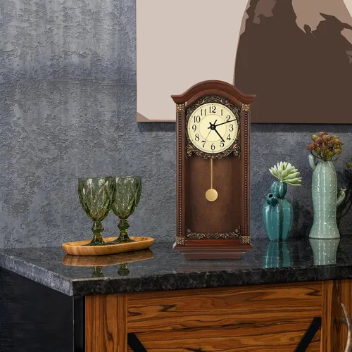 Miniatura 6 de FOMIYES Reloj de pared de repuesto de péndulo, pieza de péndulo, mecanismo de reloj, accesorio de repuesto para reloj de pared, kit de reparación
