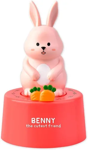 Miniatura 11 de Conejo de dibujos animados modelo temporizador mecánico 60 minutos de cocina Gadget reloj de cocina contadores de alarma temporizador manual