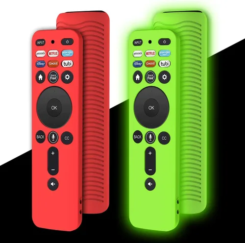 [Paquete de 2] Funda protectora para control remoto VIZIO XRT260 Smart TV 2021, WQNIDE Vizio Xrt260 V-Series 4K, funda de silicona antideslizante a