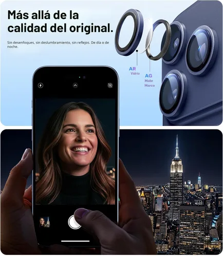 Miniatura 5 de TORRAS 3 años de durabilidad definitiva para iPhone 17 Pro Max/17 Pro Protector de lente de cámara - Ajuste invisible 1:1 y ultra claridad, vidrio