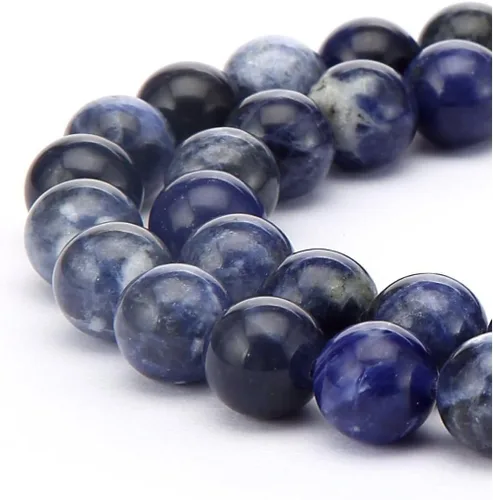Miniatura 7 de Adabele - 2 hebras de piedras preciosas curativas de cristal de fluorita multicolor natural de 0.315 pulgadas (0.315 in), cuentas sueltas redondas