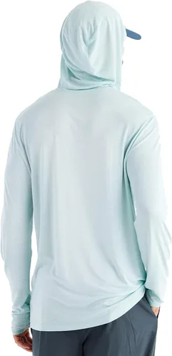 Miniatura 14 de Free Fly Sudadera ligera con capucha para hombre, con protección solar UPF 20+ para hombre, transpirable, manga larga, para pesca