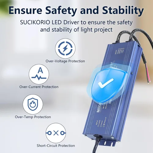 Miniatura 4 de Transformador LED de 12 V 60 W impermeable IP67, controlador LED ultra delgado de 110 V CA a 12 V CC 5 A 60 vatios convertidor de bajo voltaje LED