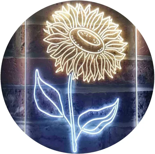 Miniatura 14 de ADVPRO Letrero de neón LED de doble color para sala de girasol, azul y rojo, 8.5 x 12 pulgadas st6s23-i3533-br