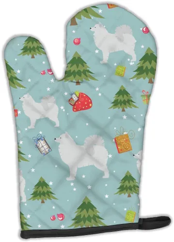 Miniatura 171 de Caroline's Treasures BB4872OVMT - Guante de horno de Navidad Affenpinscher resistente al calor, grueso para sartenes calientes y horno, manopla