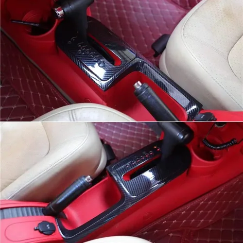 Miniatura 3 de HIGH FLYING Para Volkswagen New Beetle 2003-2010 Accesorios para el interior del automóvil, kit de panel de engranajes de la consola, cubierta ABS