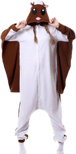 Kervaky Pijama unisex para adultos, pijamas de cosplay de animales, ropa de dormir para disfraces de fiesta de Halloween