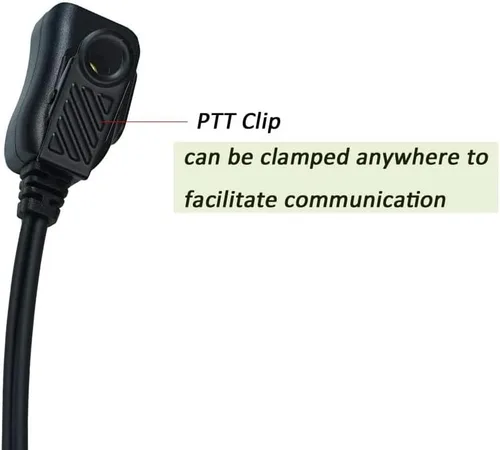 Miniatura 4 de Auricular de tubo acústico compatible con Motorola Cp200 Cp200d Cls1410 CLS1110 Cp185 BPR40 Rdm2070d walkie talkie radio de 2 vías, paquete de 10