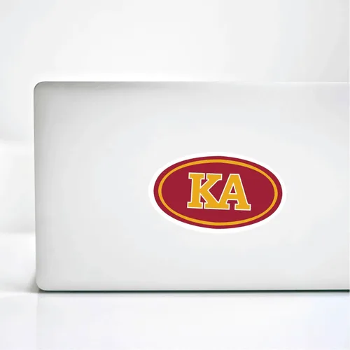 Miniatura 4 de Hojas de calcomanías Fraternity Kappa Alpha – Calcomanías de vinilo diseñadas a medida de la marca Fraternity con diseños oficiales, adhesivo