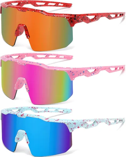 Miniatura 14 de Youth Baseball Sunglasses for Boys Girls Softball Cycling Sports Sunglasses Kids Lightweight UV Protection
