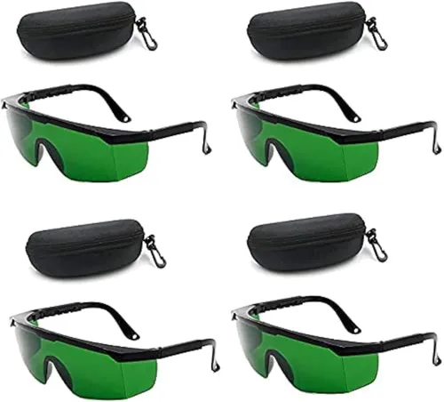 Miniatura 12 de Gafas de seguridad del laser de las gafas 190nm a las gafas protectoras del laser 540nm con la caja del terciopelo