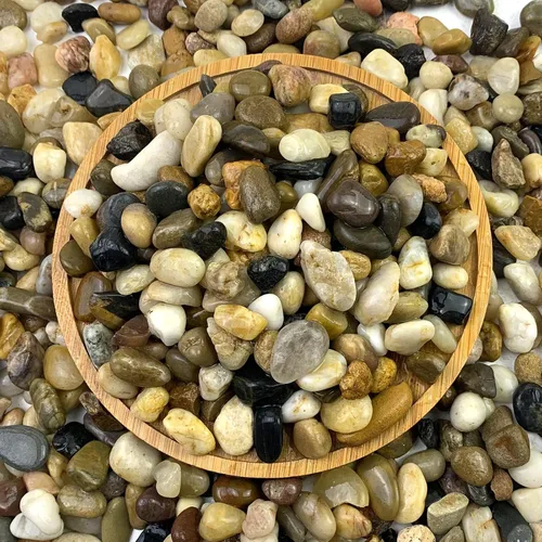 Miniatura 8 de FANTIAN 5 libras de grava de acuario, grava de guijarro para pecera de peces, piedras de río decorativas de 1/4 pulgada para acuario, suculenta