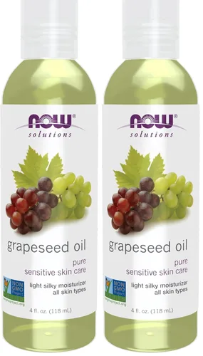 Miniatura 9 de NOW Foods Soluciones, aceite de semilla de uva, cuidado de la piel para pieles sensibles, hidratante sedoso ligero para todo tipo de piel, 16 onzas