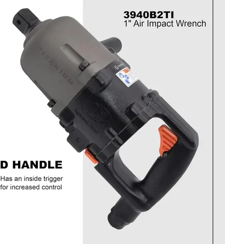 Miniatura 4 de Ingersoll Rand Ingersoll-Rand, 3940B2TI, Llave de impacto neumática, 1 In. Dr., 6000 rpm
