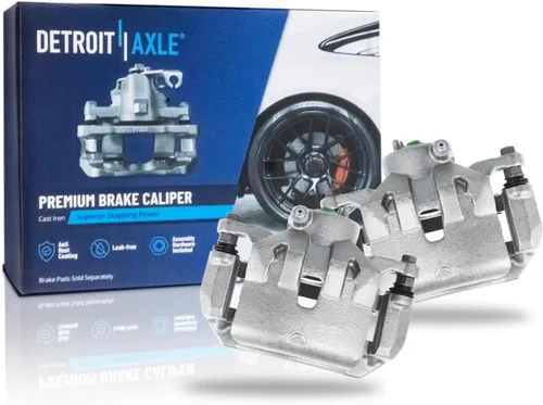 Miniatura 92 de Detroit Axle - 4 pinzas de freno para Honda Element 2003-2011 Pinzas de freno de disco con soportes 2004 2005 2006 2007 2008 2009 2010 reemplazo