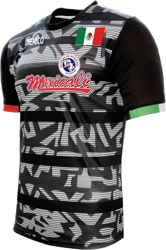 Miniatura 2 de Jersey México Aguilas de Mexicali 100% Poliéster NegroGris_Hecho en México