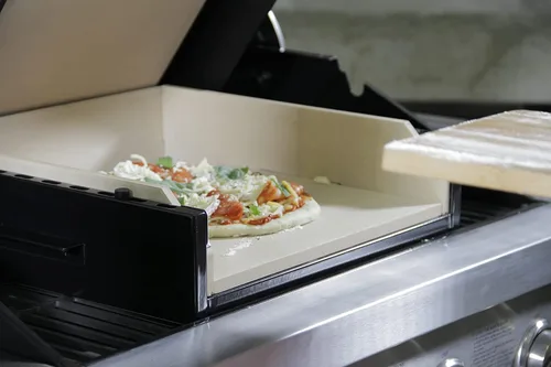 Miniatura 7 de Megamaster Horno portátil de propano para pizza, accesorio perfecto para asar y cocinar al aire libre, barbacoas, portón trasero, campamento