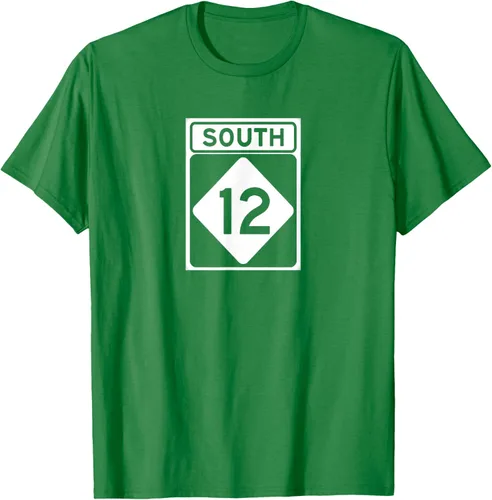 Miniatura 55 de Highway 12 South NC Outer Banks North Carolina Hwy - Camiseta, Negro, S