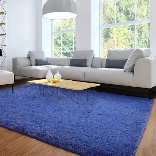 Miniatura 163 de Merelax Alfombra Moderna Suave y Esponjosa Shaggy para Dormitorio Sala de Estar Decoración de Sillas Pequeñas Alfombras Tapetes para Pies Piso, Verde