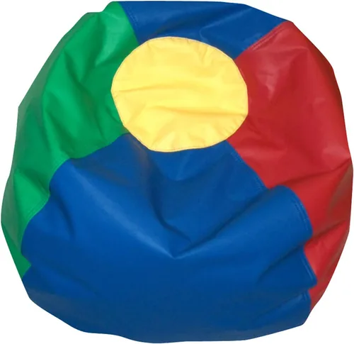 Miniatura 9 de Children's Factory Puf redondo de 26 pulgadas, puf con funda resistente al agua para niños, asiento flexible para aula primaria, fácil de limpiar