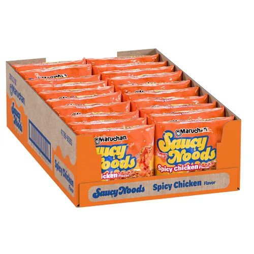 Miniatura 22 de Maruchan Ramen - Fideos de pollo cremosos picantes, fideos picantes - Estilo salteado, salsa atrevida inspirada en Corea, rico sabor, fabricado
