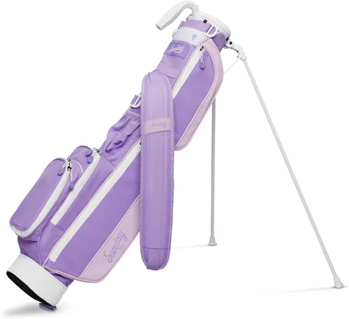 Miniatura 15 de The Original Sunday Golf Loma Bag - Bolsa de golf ligera con correa y soporte, fácil de transportar bolsa de pie para campo de prácticas, par 3
