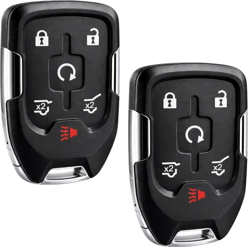 Miniatura 8 de Llavero inteligente con entrada sin llave compatible con 2015-2020 Chevy Suburban/Tahoe/GMC Yukon + Yukon XL (HYQ1AA, 13580802)