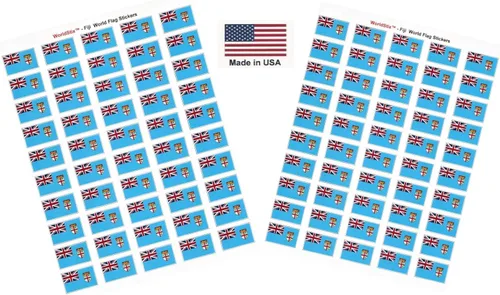 Miniatura 173 de 100 calcomanías de la bandera de Alaska; 1.5" x 1" hechas en Estados Unidos, calcomanías autoadhesivas de la bandera del estado para álbumes