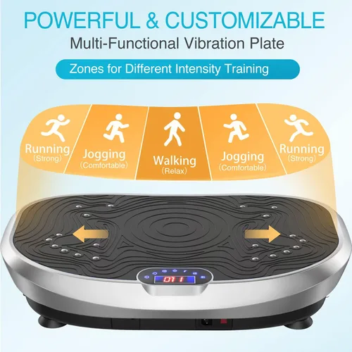 Miniatura 3 de AXV Vibration Plate Exercise Machine Whole Body Workout Power Vibrate Fitness Platform Vibrating Machine Exercise Board for Weight Loss Shaping