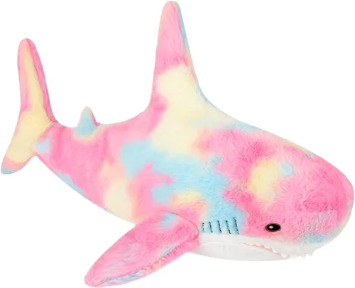 Miniatura 10 de Animal de Peluche Tiburón 11" Lindo Juguete de Tiburón Almohadas de Peluche Tiburones de Algodón Suave Peluches Muñeco de Animal Marino del Océano