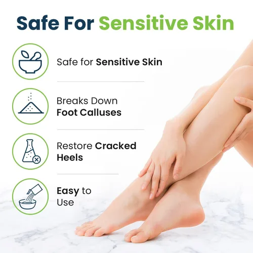 Miniatura 7 de FOOT CURE Juego de pedicura exfoliante y removedor de callos – Kit de cuidado que incluye lima para piel muerta, sales de remojo de aceite de árbol